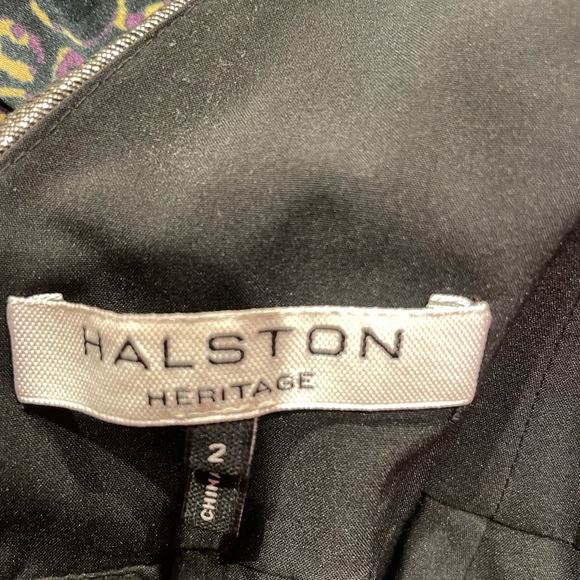 Halston Gold/Bronze Metallic Gown - Picture 8 of 8